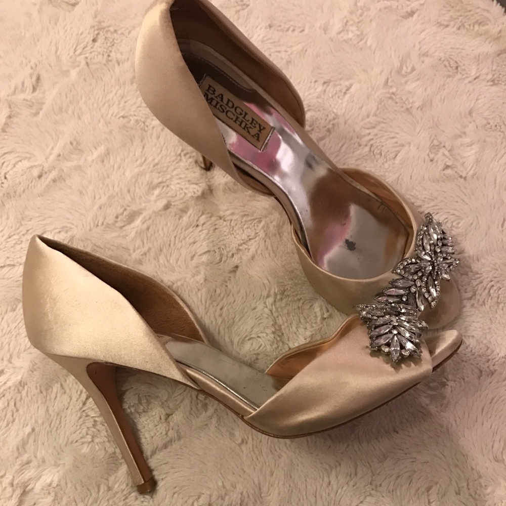 BADGLEY MISCHKA Evening open toes stiletto